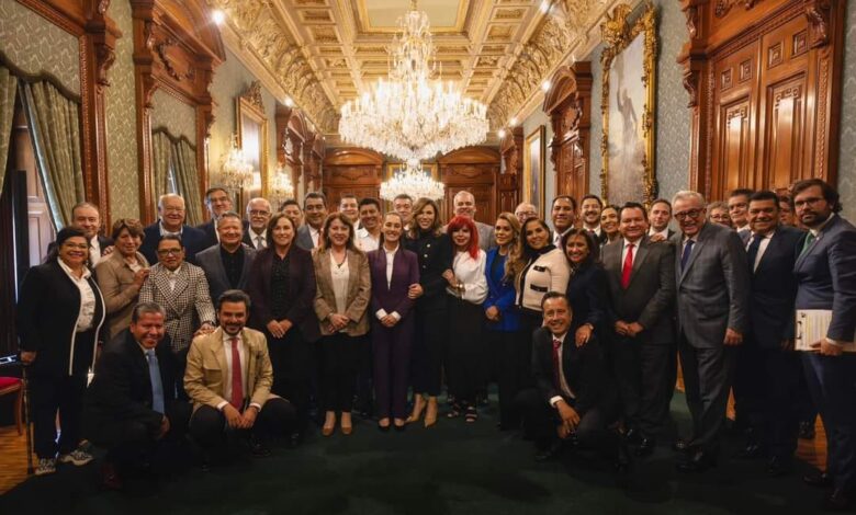 El Gobernador Américo Villarreal Anaya participó este día en la reunión encabezada por la presidenta Claudia Sheinbaum.