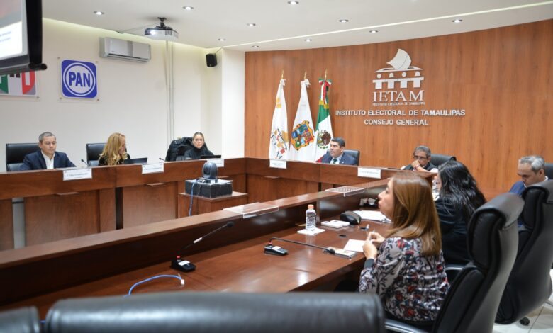 En sesión extraordinaria, el Consejo General del Instituto Electoral de Tamaulipas (Ietam), aprobó acuerdos para la preparación del proceso electoral judicial.