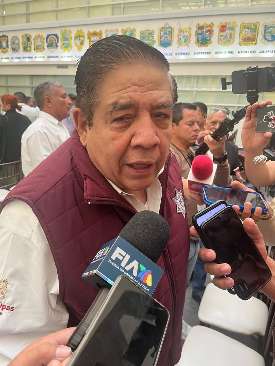 General Sergio Chávez García, Secretario de Seguridad Pública de Tamaulipas.