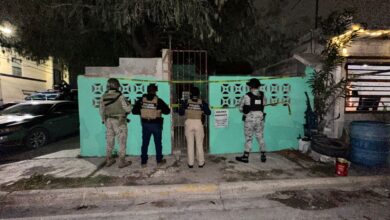 El cateo se realizó en un inmueble ubicado en la colonia Lomas del Real de Jarachina Sur.