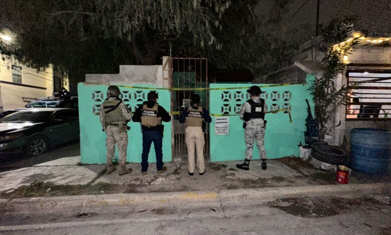 El cateo se realizó en un inmueble ubicado en la colonia Lomas del Real de Jarachina Sur.