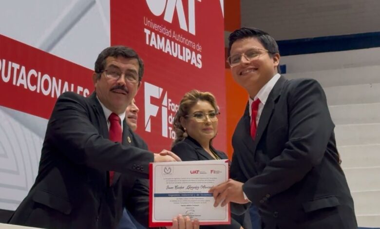 El Rector presidió la ceremonia de graduación de 137 estudiantes de la Facultad de Ingeniería Tampico (FIT).