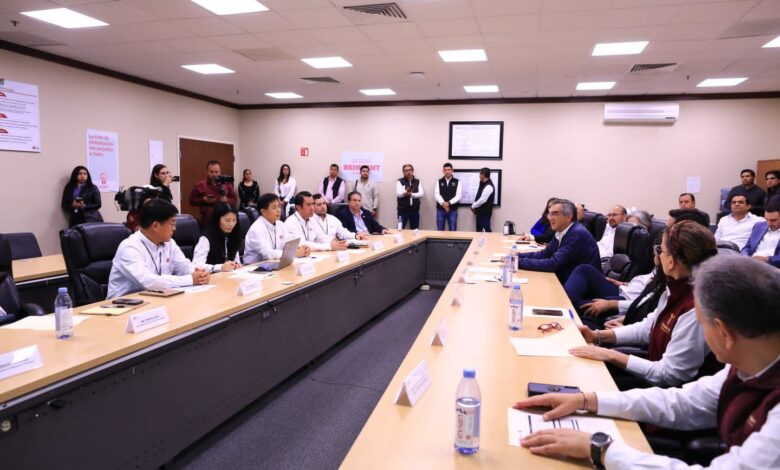 La empresa de capital coreano LG Electronics presentó al gobernador Américo Villarreal Anaya el plan de inversión de 100 millones de dólares.