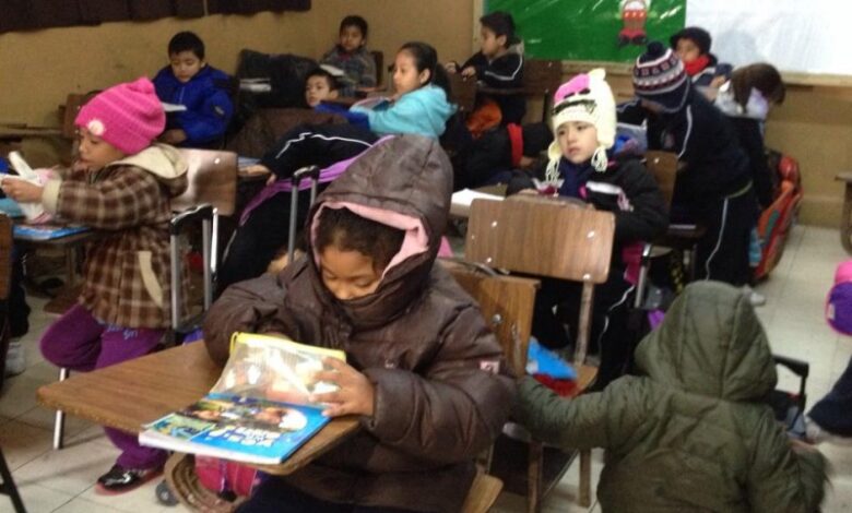 frio en escuelas