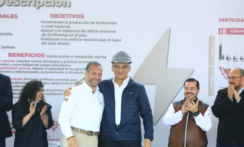 El Gobernador tamaulipeco arranca esta obra en Reynosa que impulsará al campo mexicano.