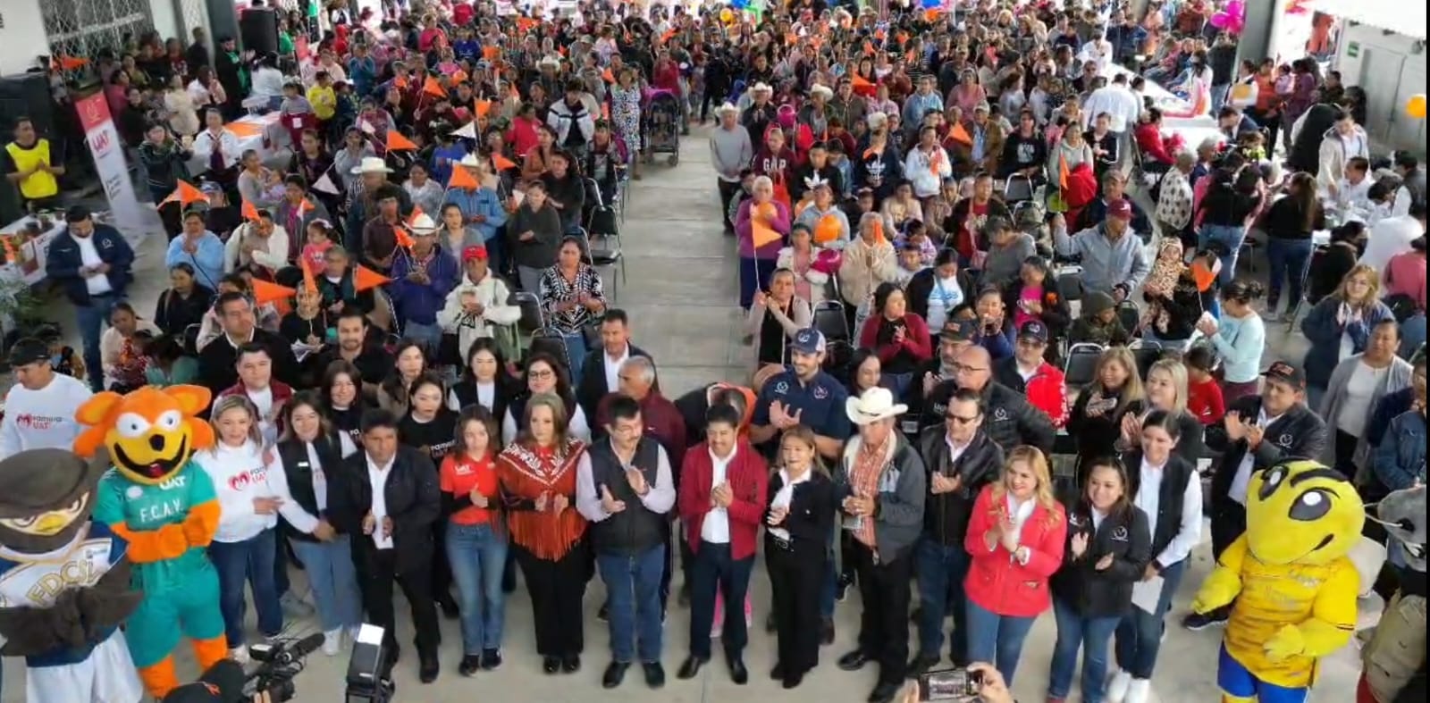 La Jornada “Abrigando Corazones”, se realizó en el COBAT-CEMSADET 30 de la comunidad rural Las Compuertas de Jaumave.