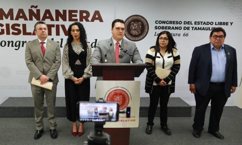El diputado Humberto Prieto Herrera acompañado de legisladores de Morena, informó que se revisarán los 139 informes que entregará la Auditoría Superior del Estado.