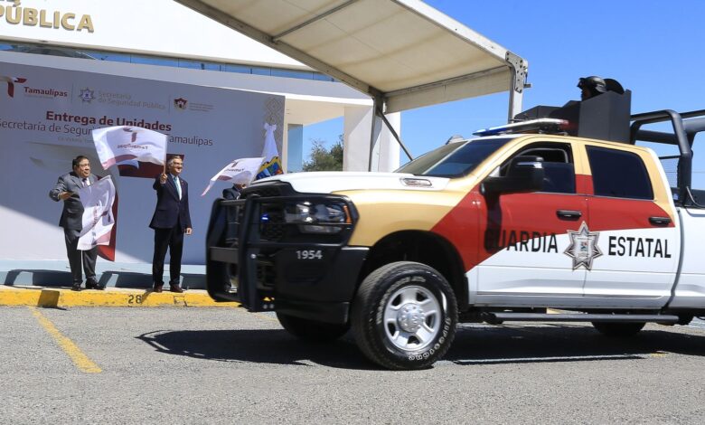 Para mejorar indicadores, gobernador entrega 25 patrullas blindadas para reforzar seguridad y brindar mayor protección a elementos de la Guardia Estatal.