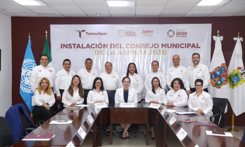 La alcaldesa Carmen Lilia Canturosas Villarreal encabezó la Instalación y Toma de Protesta del Consejo Municipal de la Agenda 2030 para el Desarrollo Sostenible.