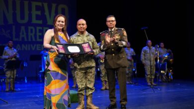 La Banda de Música de la IV Región Militar, ofreció un concierto como parte de los festejos por el 177 Aniversario de la fundación de Nuevo Laredo.