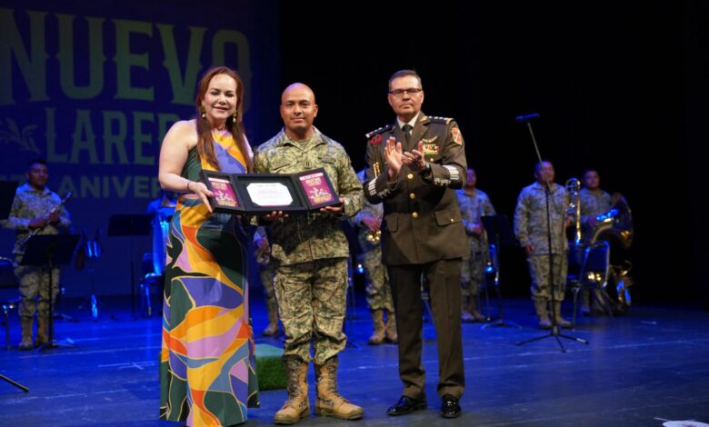 La Banda de Música de la IV Región Militar, ofreció un concierto como parte de los festejos por el 177 Aniversario de la fundación de Nuevo Laredo.