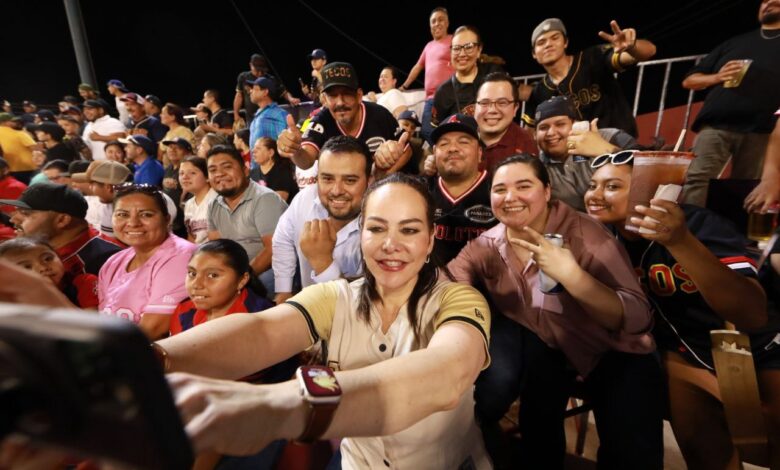 Carmen Lilia Canturosas Villarreal anunció la puesta en marcha de la ‘Teco Ruta’, un sistema de transporte especial que facilitará la llegada de la afición al Parque La Junta durante los juegos del Club Tecos de los Dos Laredos.
