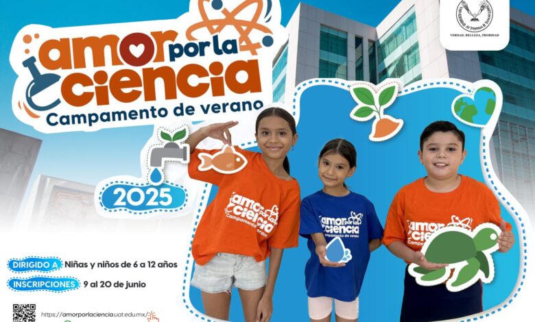 El campamento se llevará a cabo en tres sedes de la UAT: en Tampico del 7 al 11 de julio, en Ciudad Victoria y Reynosa del 14 al 18 de julio.
