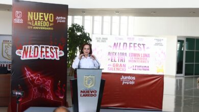 Carmen Lilia Canturosas Villarreal anunció este lunes los festejos por el 177 aniversario de la fundación de Nuevo Laredo.