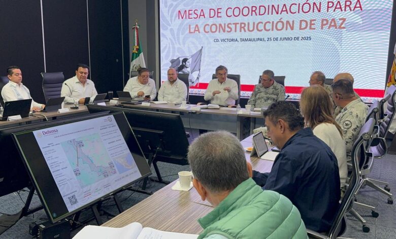 En la Mesa de Coordinación para la Construcción de Paz se expuso la implementación de este plan, en tramos carreteros entre Monterrey y Nuevo Laredo.