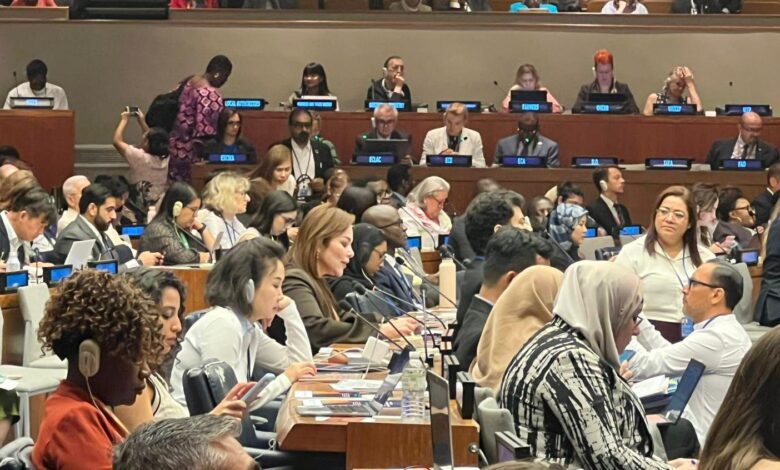 Frente a líderes mundiales y representantes de los Estados Miembros de la ONU, la alcaldesa destacó la inversión histórica de 81.2 millones de dólares para el tratamiento del agua, mediante un modelo de coinversión.