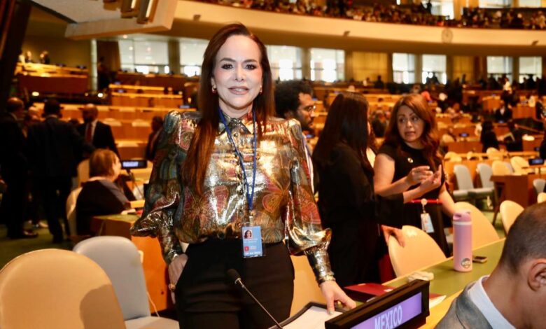 La presidenta municipal de Nuevo Laredo, Carmen Lilia Canturosas, inició su participación en el Foro Político de Alto Nivel sobre Desarrollo Sostenible de las Naciones Unidas en representación de México.