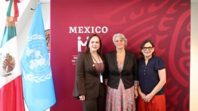 La alcaldesa de de Nuevo Laredo, Carmen Lilia Canturosas Villarreal, participó en un encuentro institucional con representantes de ONU Mujeres.