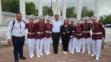 La representación universitaria estuvo integrada por siete estudiantes de la Facultad de Enfermería Victoria (FEV).