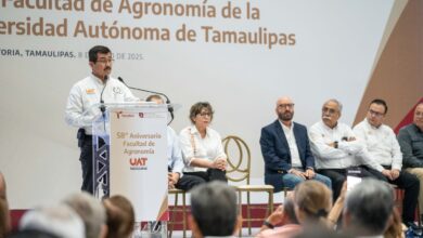 El Rector Dámaso Anaya Alvarado encabezó el 58 aniversario de la fundación de la Facultad de Agronomía de la Universidad Autónoma de Tamaulipas (UAT).