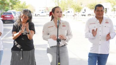 La alcaldesa entregó obras de repavimentación en la colonia El Campanario.
