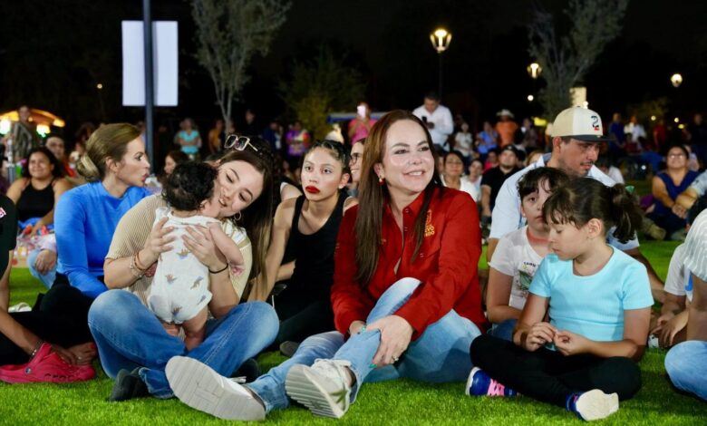 La alcaldesa Carmen Lilia Canturosas encabezó la inauguración del Espacio Cultural y Artístico del Parque Viveros.