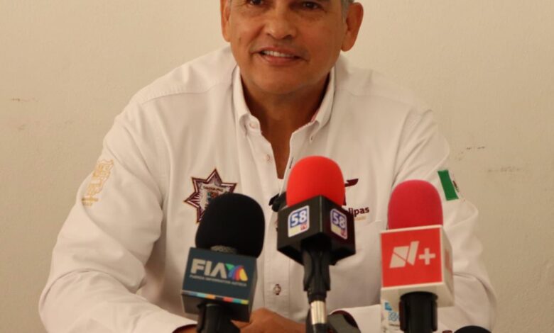 Carlos Pancardo Escudero, Secretario de Seguridad Pública en Tamaulipas.