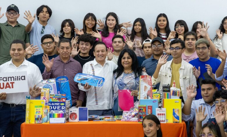 Del 9 de junio al 22 de agosto de 2025, la colecta de útiles escolares, bajo el nombre “Impulsando Corazones”, organizada por Familia UAT.