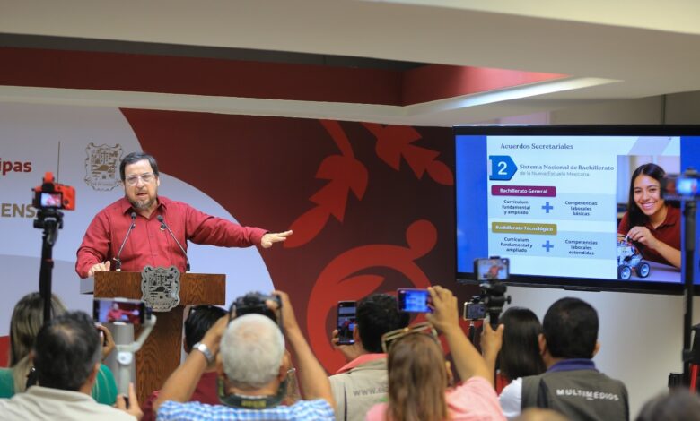 Miguel Ángel Valdez García, Secretario de Educación de Tamaulipas.