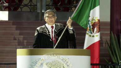 El Gobernador Américo Villarreal Anaya encabezó la ceremonia del 215 aniversario del Grito de Independencia