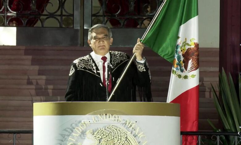 El Gobernador Américo Villarreal Anaya encabezó la ceremonia del 215 aniversario del Grito de Independencia