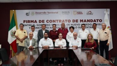 La presidenta municipal, Carmen Lilia Canturosas, destacó la importancia de esta acción para brindar certeza jurídica a las familias y puedan escriturar sus viviendas a bajo costo.