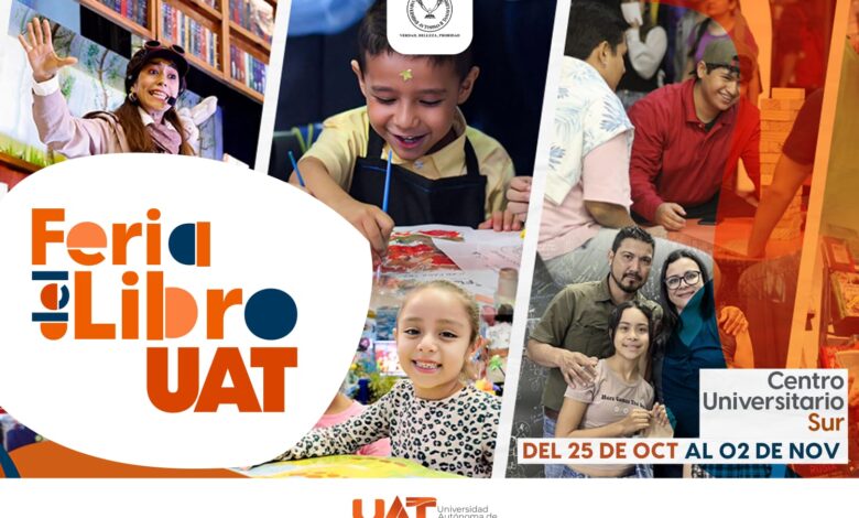 La próxima edición de la Feria del Libro UAT 2025, se llevará a cabo del 25 de octubre al 2 de noviembre, en el campus Tampico.