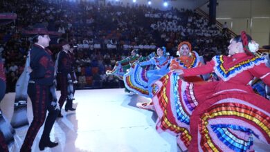 Más de 150 artistas participaron en el 14° Festival de Folklor Universitario Tamaulipas 2025.