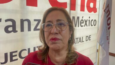 La presidenta del Comité Ejecutivo Estatal de Morena Tamaulipas, María Guadalupe Gómez Núñez, calificó de “carroñeros” al PAN.