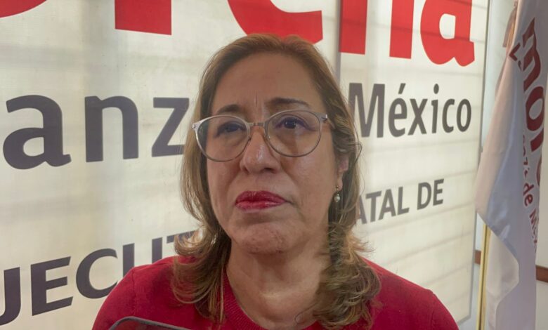 La presidenta del Comité Ejecutivo Estatal de Morena Tamaulipas, María Guadalupe Gómez Núñez, calificó de “carroñeros” al PAN.