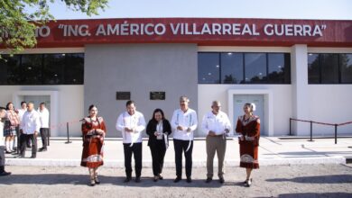 En la construcción del gimnasio “Ing. Américo Villarreal Guerra” se invirtieron más de 11.9 millones de pesos.