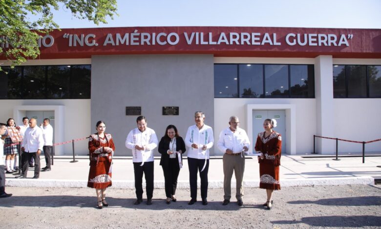 En la construcción del gimnasio “Ing. Américo Villarreal Guerra” se invirtieron más de 11.9 millones de pesos.