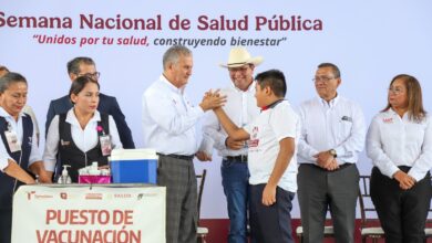 Del 6 al 13 de septiembre durante la Semana Nacional de Salud Pública 2025, se benefició a 737 mil 792 personas y se aplicaron 24 mil 604 dosis de diferentes vacunas.