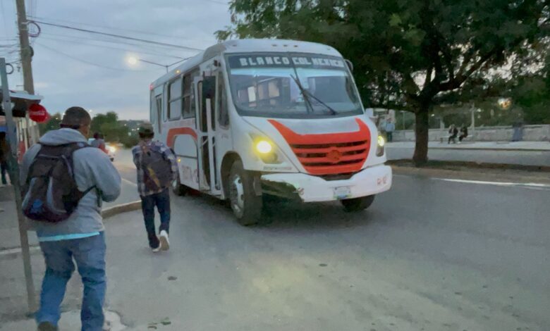 tarifa del transporte en Tamaulipas