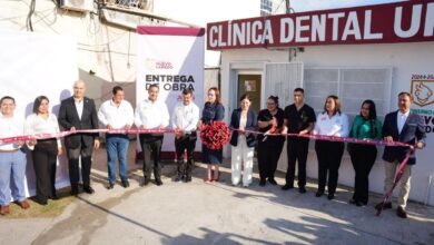 La alcaldesa Carmen Lilia Canturosas Villarreal inauguró la Clínica Dental UNE “Rotonda UAT”.