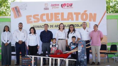 La alcaldesa Carmen Lilia Canturosas Villarreal le apuesta al desarrollo escolar a través de programas que benefician a todos los niveles educativos de Nuevo Laredo.