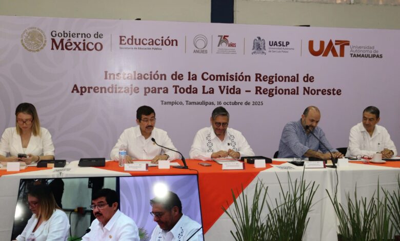 La UAT y la ANUIES instalaron la Comisión Regional de Aprendizaje para Toda la Vida.