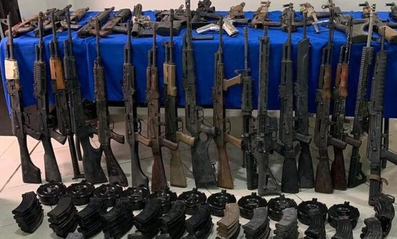 Durante el 2024, la Fiscalía General de la República (FGR) en Tamaulipas reportó el aseguramiento de 1,127 armas de fuego en Tamaulipas.