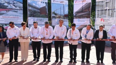 El Gobernador acompañó al Rector al campus Tampico, donde supervisaron obras de infraestructura.