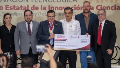 Edgar Tello Leal, investigador de la UAT, recibió el Premio Estatal de la Innovación, la Ciencia y la Tecnología 2025.