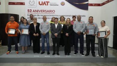 El Rector felicitó al Sindicato Único de Trabajadores de la Universidad Autónoma de Tamaulipas (SUTUAT), por su 52 aniversario de fundación.