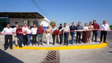 La presidenta municipal Carmen Lilia Canturosas Villarreal, quien continúa impulsando acciones que fortalecen la infraestructura urbana.