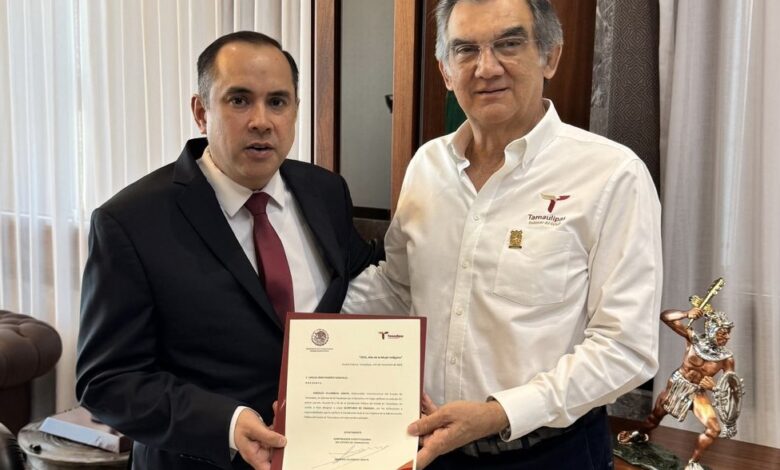 Carlos Irán Ramírez González fue designado como nuevo Secretario de Finanzas del Gobierno de Tamaulipas.
