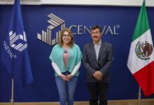 El Rector de la Universidad Autónoma de Tamaulipas (UAT), Dámaso Anaya Alvarado, sostuvo una reunión con la Directora General del Centro Nacional de Evaluación para la Educación Superior (Ceneval), Carmen Enedina Rodríguez Armenta.